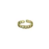 Fashion Chain Ring Retro style Opening non-adjustable chain rings Zinc alloy for women wholesale