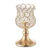 Bougeoirs Grand candélabre photophore cristal chandelier tasse pour mariage à la maison