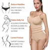 Intimo elasticizzato e modellante da donna Body da donna Shapewear Body Shaper senza cuciture Tummy Control Dimagrante Guaina Addome Vita Trainer Push Up Corsetto Top