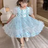 Fille robes été soirée princesse bébé pour filles Costumes enfants vêtements tenues dentelle fête robe de mariée fleur enfants Vestidos