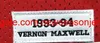 Maglia da basket vintage # 11 Vernon Maxwell 1993-97 College personalizzata con qualsiasi numero di nome