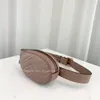 Mode blixtlås midjepåse mini handväska designer axel väska crossbody lyxväska oval läder kärlek hjärtmönster