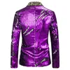 Costumes pour hommes arrivée scène Performance hommes Blazers et vestes Slim Fit paillettes Blazer discothèque/DJ costume Terno Masculino