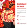 Emballage cadeau 48 pièces 2023 enveloppe rouge cadeaux chinois Hongbao sac d'argent enveloppes en espèces papier fournitures de fête du printemps