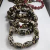 Натуральный камень натуральный камень Dzi Agate Bracelet Тибетский