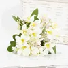 Dekorativa blommor Fake Artificial Lily Wedding Hand Buquets For Home Table Centerpieces Decoration Po Props