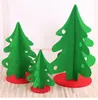 Christmas Decorations Mini Fake Tree Kids DIY Craft Xmas Festive Party Table Decoration Non Woven Felt Ornament Decor