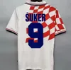 1998 SUKER Retro Soccer jerseys CrOatiA Home vintage classic Boban Prosinecki football shirt STIMAC TUDOR BAJIC futbol jersey kit maillot Camisa 98 Football shirts