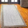 Tapis Accueil Salon Tapis Naturel Jute Tressé 3x5 Pieds Blanc Coureur Tapis Moderne