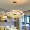 Chandeliers GPD Modern Chandelier Led Crystal Living Room Hanginglamp For Ceiling Gold Loft Home Creative Indoor Lighting Changable Lights
