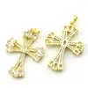 Hänghalsband 2023 Diamond Incrusted Cross Necklace for Women Hip Hop Korean Fashion Cool Appronsation utsökta smycken gåvor Charms