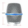 Microphones Microphone Remplacement Tête Grille En Acier Maille Grille De Poche Pour Beta87a