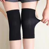 Women Socks Winter Knee Brace Pad Solid Color Thermal Sleeve Leg Warmer Protector