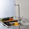 Kitchen Faucets 304 Stainless Steel Cold Water Sink Taps Mixer Faucet 360 Swivel Tap