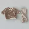 Маленькие наборы одежды для детского малыша с длинным рукавом набор для мальчика девочки для девочек хлопковые повседневные толстовки в пледы.