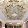 Wallpapers po wallpaper 3d luxe marmeren plafond muurschilderingen woonkamer slaapkamer dineren huisdecoratie fresco papel de parede 3 d