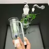 Smoking Pipes New Crown Silent Filter Glass Hotpot Wholesale Bongs Oil Burner Pipes Water Pipes Glass Pipe Oil Rigs Oil