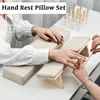 Hand Rests 2pcs/set Hand Rest for Nails Nail Art Hand Pillow Set Manicure Table Hand Cushion Pillow Arm Rests Nail Art Stand Comfortable 230311