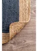 Carpets Natural Braided Multi Color Handmade Jute Area Rugs Carpet Mats For Bedroom Home Decoration