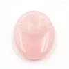 Collane con ciondolo Stile etnico Forma ovale Ametiste Cristallo Per regalo di anniversario Gioielli in quarzo rosa rosa