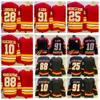 Heren 2022 Reverse Retro 91 Nazem Kadri Hockey Jerseys 10 Jonathan Huberdeau 28 Elias Lindholm 25 Jacob Markstrom 88 Andrew Mangiapane Stitched Shirts Jaromir Jagr