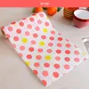 Table Cloth Pastoral Style Cartoon Waterproof Oilproof Eco-Friendly PET Dustproof Wardrobe Pad Drawer Floral Print Sticker