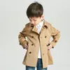 Schleienmäntel Frühling Herbst Kinder Parka Trenchcoats für Jungen Mode Kinder Windjacke Bund Teenager 12 Jahre Oberbekleidung 230311