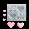 Heart Shape Baking Mold for Cake Cookie Candy Mold Love Heart Candy Heart Hair Accessories Patch Ear Studs Silicone Mold 1224059