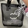 Torby na zakupy o siatkę Projektanty torebki torebka dla kobiet przezroczyste torebki