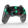 Topkwaliteit draadloze bluetooth gamepad controller 7 kleuren luminescentie game controllers joystick voor switch console/switch pro/ps3/iOS Android telefoon/pc