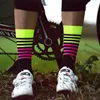 Sports Socks Ciclismo Running Men Mulheres Equipamento Antislip Breathable Compressão Profissional Espessamento Desgaste Resistindo 3Pairs