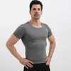 Men's Body Shapers Men Sauna Suit Heat Trapping Shapewear Sweat Shaper Vest Slimmer Belly Compression Thermal Top Fitness Workout Shirt