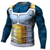 Men's T Shirts Anime Role-playing T-shirt Long-sleeved 3d Cartoon Print Top Compression Tight-fitting Running Fitness Sweatshirt Breathable