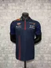 T-shirts masculinas de ciclismo 2023 F1 Team T-shirt Polo Terno Four Seasons Fórmula 1 Novo produto Racing Official Custom Polo 11# Sergio Perez 1# Max Verstappen