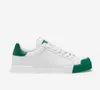22s/s Sıradan Ayakkabı Beyaz Deri Buzağı Nappa Portofino Spor ayakkabıları Lüks Markalar Konforlu Açık Antrenörler Erkekler Yürüyüş EU35-457A