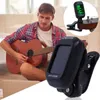 Tunhador de guitarra acústico folclórica Violino Ukulele Bass Tuner eletrônico Tuner String Musical Instrument Acessórios Guitar Bass Tuner