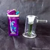 Narguilés Mini filtre pot verre bongs accessoires verre fumer tuyaux coloré mini multi-couleurs main