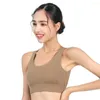 BRA DE VENÇO DE VENÇÃO DE YOGA ROUTA 2023 para mulheres push up wirefree backless sem fivela ajustável nylon correndo pilates gym gym sport roupas íntimas