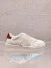 gucci gg Вы Chaussures décontractées 100% en cuir réel hommes Sneaker Ace pour femmes avec abe