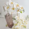Decorative Flowers & Wreaths 100pcs Upscale Phalaenopsis Artificial Flower 90 Cm/35" Silk Wedding Home Decoration