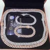Bijoux créateur de bijoux Pass Diamond Tester Sterling Chains For Men Pure 925 Collier en argent VVS Moisanite Cuban Link chaîne