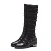 Boots The Woman Of Boot Thick European And American Individual Character Is Followed In Zipper After Autumn Winter