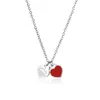 Pendant Necklaces Heart Friends Necklace Women Chocker Neckless Stainless Steel Jewelry Accessories Chain Choker Long