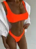 Damenbadbekleidung Sexy Bikini 2023 Badeanzug Frauen Push Up Set Tanga Brasilianischer Badeanzug Strand Tragen Biquini Badende Weiblich 230313