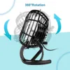 Electric Fans New 360 Degree Rotatable Mini USB Air Cooler Mute Portable Desk Cooling For Home Office Dormitory Outdoor PC