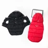 Abbigliamento per cani di design Abbigliamento per cani per climi freddi Giacca invernale per cuccioli antivento Cappotto per animali domestici impermeabile Gilet per animali domestici caldo con cappelli per cani di taglia piccola e media Nero 4XL