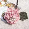 Decorative Flowers Artificial Silk Bridal Hand Bouquet Fleece Big Hydrangea Fake For Wedding Home Decoration Pography Floral