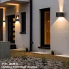 Vägglampa LP65 Outdoor LED 12W vattentät AC85-265V Modern dekorativ justerbar ljus trädgård veranda belysning