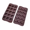 Baking Moulds MOSEKO Non-stick Silicone Chocolate Molds DIY Jelly Pudding Cookie Cake Fondant Candy Mold Decoration Tools