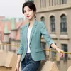 Jaqueta de terno feminino Autumn da primavera feminina 2023 Moda coreana Office casual Women Short Women Blazers Outerwear Bloushers Mujer